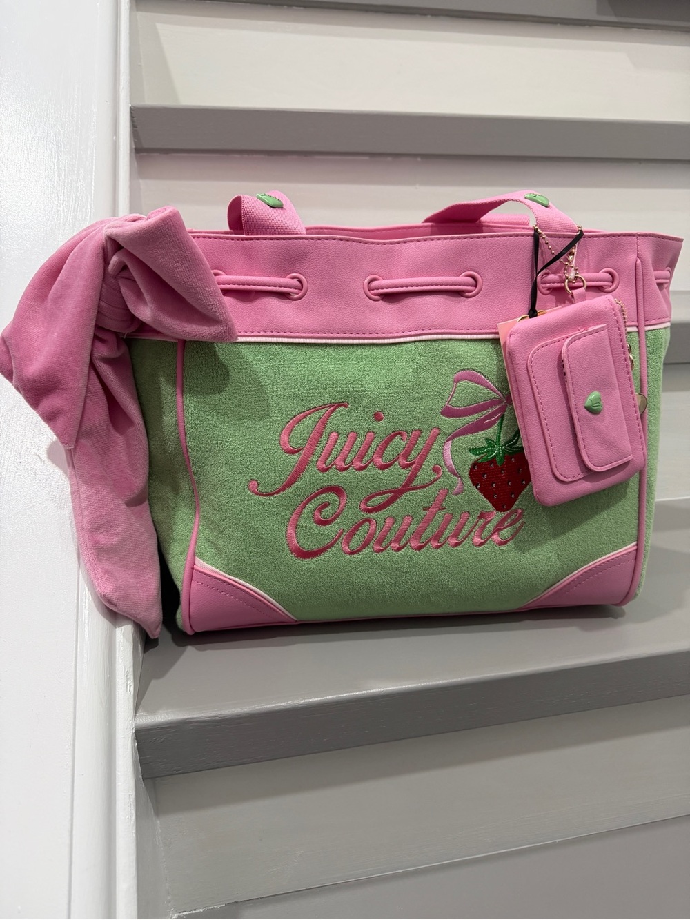 Juicy Couture Pink and Green Strawberry Daydreamer